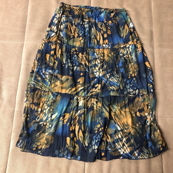 Tanjay 8 p multi color skirt - Picture 1 of 2